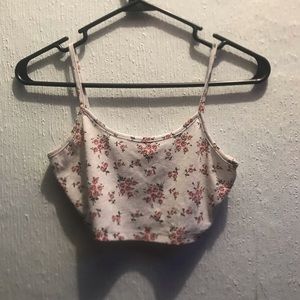 Floral Tank Crop Top